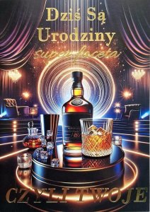 Karnet Urodziny Whisky 3K 1