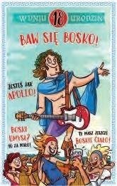 Kartka okolicznościowa Urodziny 18 1