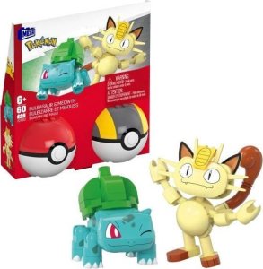 Mega Pokemon Pokeball Bulbazaur i Meowth JCR82 1