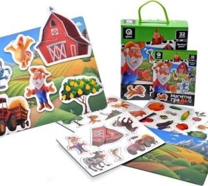 Gra magnetyczna Farm 32 magnesy + tablica 1