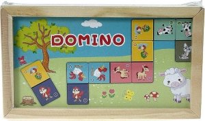 Domino drewniane Zwierzątka 1