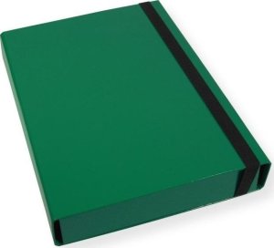 Teczka A4 skrzydłowa 5cm zielona 1