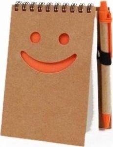 Blok spirala Eco Smile z długopisem 1
