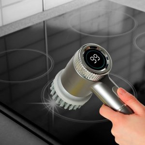 Szczotka myjka elektryczna do czyszczenia 5w1 do łazienki podłogi fug basenu LED 15