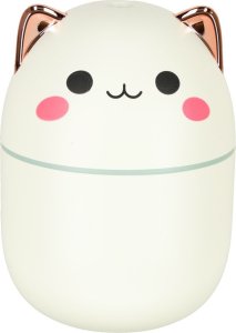 Nawilżacz powietrza dyfuzor do olejków kotek biały RGB 2