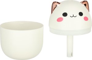 Nawilżacz powietrza dyfuzor do olejków kotek biały RGB 5