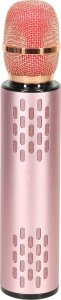 Mikrofon bezprzewodowy do karaoke Bluetooth różowy 6