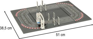 Coil Tor samochodowy wyścigowy policyjny elektryczny + 2 auta klocki konstrukcyjne GD-01 11
