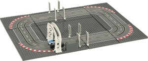 Coil Tor samochodowy wyścigowy policyjny elektryczny + 2 auta klocki konstrukcyjne GD-01 3