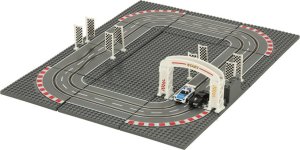 Coil Tor samochodowy wyścigowy policyjny elektryczny + 2 auta klocki konstrukcyjne GD-01 4