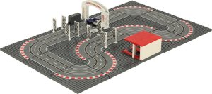 Coil Tor samochodowy wyścigowy policyjny elektryczny + 2 auta klocki konstrukcyjne GD-02 5