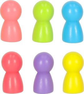 Klocki drewniane edukacyjne układanka tęcza puzzle montessori tęcza kolorowe 5