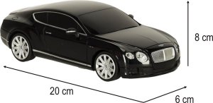 Samochód zdalnie sterowany Rastar 48600 Bentley Continental GT 1:24 czarny 8