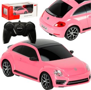 Samochód zdalnie sterowany Rastar 76200 Volkswagen Beetle 1:24 różowy 1