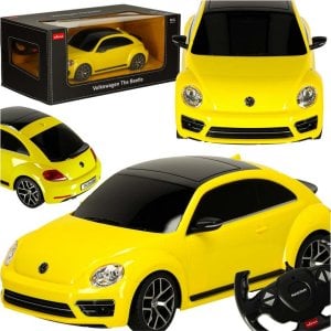 Samochód zdalnie sterowany Rastar 78000 Volkswagen Beetle 1:14 żółty 1