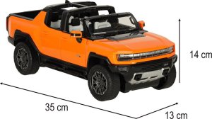 Samochód zdalnie sterowany Rastar 93000 Hummer EV 1:16 pomarańczowy 8