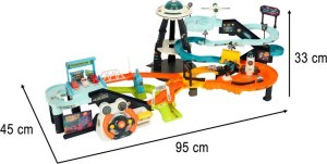 Kosmiczny tor samochodowy wielopoziomowy kierownica 12