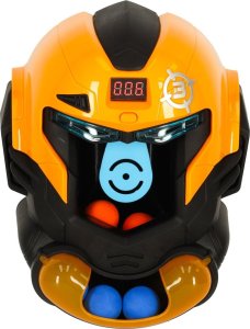 Gra zręcznościowa robot kask strzelanie do celu pistolet kulki celownik 3
