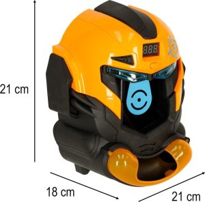 Gra zręcznościowa robot kask strzelanie do celu pistolet kulki celownik 7