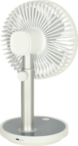 Wentylator wiatrak biurkowy bezprzewodowy 30cm biały 3