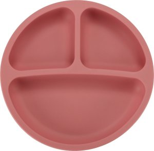 Naczynia silikonowe dla dzieci krab zestaw 19 el ciemny różowy 3