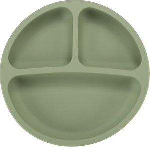 Naczynia silikonowe dla dzieci krab zestaw 19 elementów zielony 3
