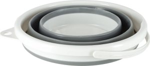 Verk Wiadro silikonowe składane na kemping na grzyby i ryby 10 L szary 4