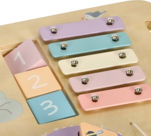 Stolik manipulacyjny LULILO montessori różowy 5