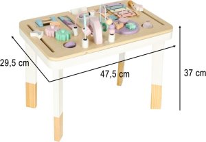 Stolik manipulacyjny LULILO montessori różowy 7