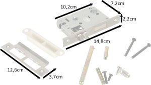 Zamek elektroniczny do drzwi SMART klamka inteligentna na kod odcisk palca bluetooth 11