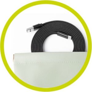 Kabel USB Mobile Origin USB-A - USB-C 1 m Czarny (MCF-USBA-1M-BLK) 7