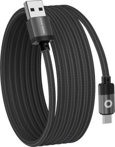 Kabel USB Mobile Origin USB-A - USB-C 1 m Czarny (MC2-USBA-1M-BLK) 4