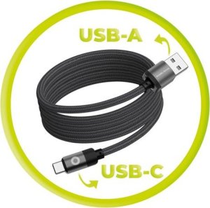 Kabel USB Mobile Origin USB-A - USB-C 1 m Czarny (MC2-USBA-1M-BLK) 9