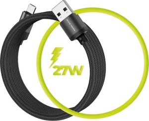 Kabel USB Mobile Origin USB-A - USB-C 1 m Czarny (MC2-USBA-1M-BLK) 10