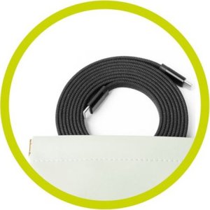 Kabel USB Mobile Origin USB-C - USB-C 1 m Czarny (MCF-USBC-1M-BLK) 7