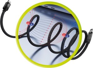 Kabel USB Mobile Origin USB-C - USB-C 1 m Czarny (MC2-USBC-1M-BLK) 7