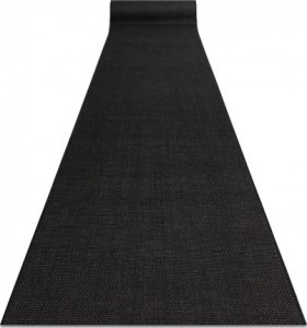 CHODNIK SIZAL FLOORLUX wzór 20433 czarny GŁADKI 80 cm, 80x590 cm 1