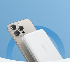 Anker MagGo PowerBank 10.000mAh Slim biały magnetyczna powerbank w ultra-smukłym designie dla iPhone 12 i wyżej i AirPods 4