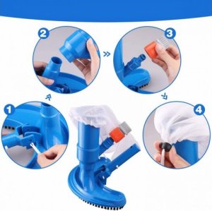 ODKURZACZ DO CZYSZCZENIA DNA BASENU OCZKA WODNEGO 3