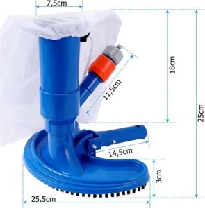ODKURZACZ DO CZYSZCZENIA DNA BASENU OCZKA WODNEGO 7