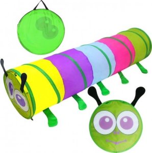 TUNEL NAMIOT GĄSIENICA SKŁADANY TOR PRZESZKÓD +BAG 2