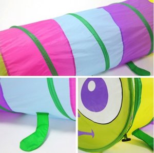 TUNEL NAMIOT GĄSIENICA SKŁADANY TOR PRZESZKÓD +BAG 7