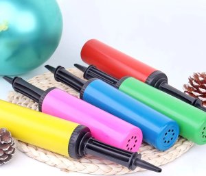DWUSTRONNA POMPKA RĘCZNA DO POMPOWANIA BALONÓW ROWERU PIŁEK PIŁKI 1