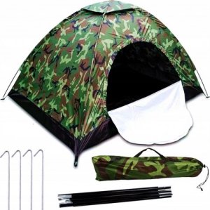 Namiot turystyczny 3 osobowy moro moskitiera 2x1,5 2