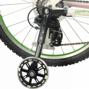 KÓŁKA PODPOROWE BOCZNE DO ROWERU 12-20" LED ŚWIECĄCE KOLOROWE UNIWERSALNE 1
