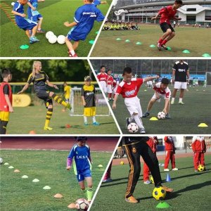 PACHOŁKI TRENINGOWE TALERZYKI GRZYBKI ZESTAW PACHOŁEK 50 SZT ELASTYCZNE 4