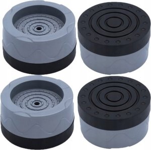 PODKŁADKI ANTYWIBRACYJNE GUMOWE POD PRALKĘ ZMYWARKĘ SUSZARKĘ LODÓWKĘ 4 SZT 5