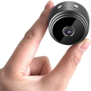 1TECH KAMERA mini szpiegowska bezprzewodowa USB K01 (czarna) + KARTA 32GB 8