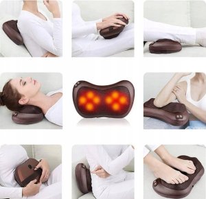 MARK1 Poduszka masująca masażer Shiatsu M02 (brązowa) 14