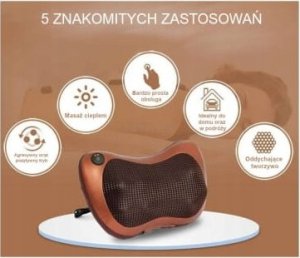 MARK1 Poduszka masująca masażer Shiatsu M02 (brązowa) 5